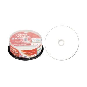 【新品】（まとめ）マクセル 録画用DVD-RW 120分1-2倍速 ホワイトワイドプリンタブル スピンドルケース DW120WPA.20SP 1パック