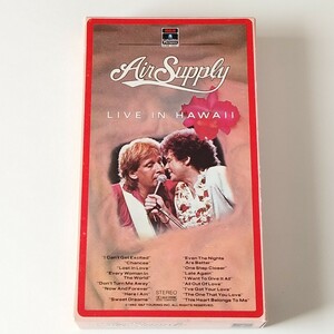 【VHS/ビデオ】AIR SUPPLY/LIVE IN HAWAII(VH91046)エア・サプライ/ライヴ・イン・ハワイ/AOR/1982年LIVE映像/コレクターズ VHS