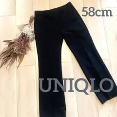 【UNIQLO】ユニクロ スーツ パンツ S 58cm 薄手 センタープレス
