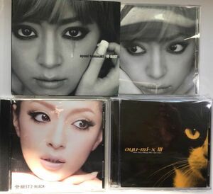 CD4枚まとめて◆浜崎あゆみ BEST＋BEST2-BLACK＋ayu-mixⅢ アルバム セット★送料185円！