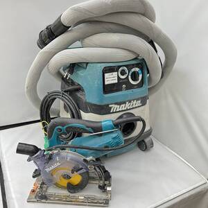 □■1129　makita　マキタ　483　集塵機　KS5200FX　125mm防塵丸ノコ　スパイラルコードホース 　中古品