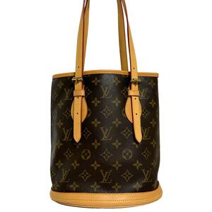 LOUIS VUITTON ルイヴィトン モノグラム バケットPM トートバッグ　M42238 バケツ ほぼ未使用　レディース　ハンドバッグ