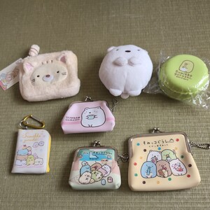 すみっコぐらし★コインケース　小銭いれ　がま口財布　7種セット　ねこ　しろくま　ペンギン