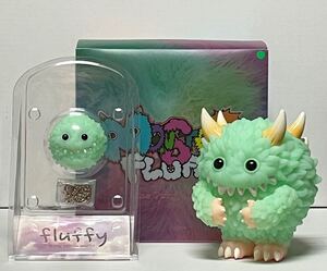 INSTINCTOY インスティンクトイ Monster Fluffy GREEN SET フラッフィ ソフビ T9G ランジアス shoko nakazawa