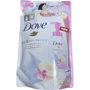 Dove ダヴ 濃密泡ボディウォッシュ ピーチ&スイートピー つめかえ用 350g