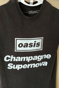 オアシス oasis 古いロック Tシャツ 良品 Noel Gallagher SONY 2018 古着 女子 メンズ S位