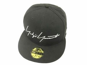 1円 ■極美品■ NEWERA ニューエラ ヨウジヤマモト コラボ 59FIFTY コットン100% ベースボールキャップ 帽子 サイズ 7 3/8 58.7cm FD9117