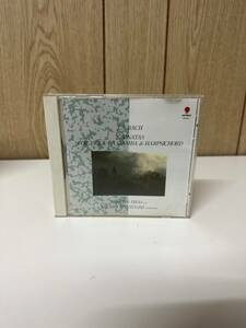 25 CD J.S.バッハ ヴィオラ・ダ・ガンバとハープシコードのためのソナタ 今井信子 J.S.BACH 3SONATAS 小林道夫 音楽