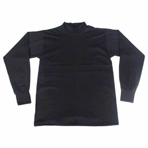 LIFE WEAR ライフウェア Mock neck モックネック Tee Tシャツ ロンT タートルネック 無地 ハイネック ロングスリーブ black