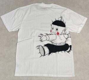 【Mサイズ】品薄 廃盤品 餃子 さよなら天さん Tシャツ 新品 ドラゴンボール/白 鳥山明 チャオズ 天津飯 テンシンハン アニメ 漫画 T/A