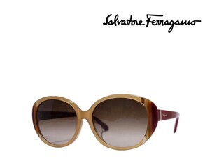 【Salvatore Ferragamo】　サルヴァトーレ フェラガモ　サングラス　SF842SA　729　バタースコッチ　アジアンフィット　国内正規品