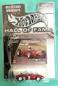 HOTWHEELS ホットウィール 　HALL OF FAME　FERRARI 156　F1 1961　WORLD CHAMPIONSHIP