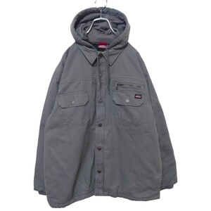 【Dickies】中綿入り ダックレイヤードジャケット フーディ S-795