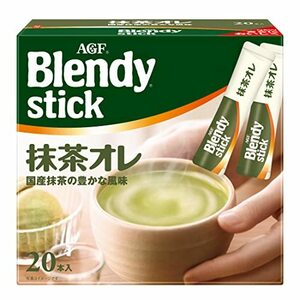 AGF ブレンディ スティック 抹茶オレ 20本 【 粉末 抹茶 】