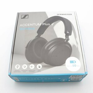 3842▲ Sennheiser ワイヤレスヘッドホン ACCENTUM Plus Wireless 高性能ドライバー 50時間再生 ノイズキャンセリング ブラック【0603】