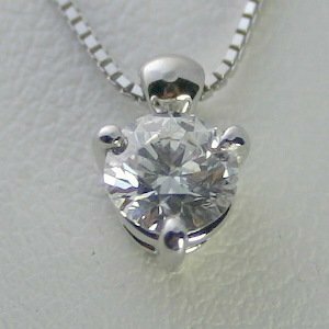 ダイヤモンド ネックレス プラチナ 一粒 0.7ct 鑑定書付 0.707ct Gカラー SI1クラス VGカット CGL