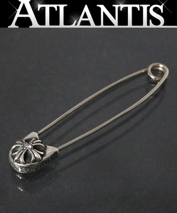 CHROME HEARTS 銀座店 クロムハーツ セーフティピン ラージ ダイヤ チャーム ネックレス トップ シルバー SV925 96508