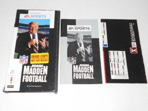 3DO★JOHN MADDEN FOOTBALL 海外版(国内本体動作可能)★箱付・説明書付・ソフト付