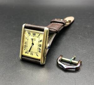 [A]時計★[WH-13270]★(サ60)Cartier(カルティエ)★マストタンクLM メカニカル★稼働品★