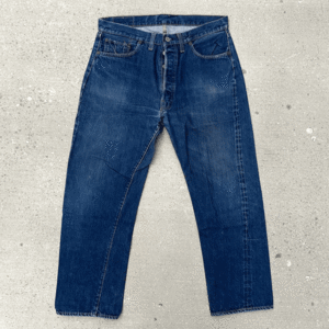 BIG E オリジナル 60s 米国製 LEVI’S 501 W38(W35) L32 濃紺 ビンテージ 6刻印 足長R 1960年代 BIGE ビッグE アメリカUSA製 セルビッチ 耳