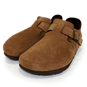 ビルケンシュトック ロンドン スウェード ブラウン 26.0cm BIRKEN STOCK LONDON 正規品 本物 フットベッド ボストン 革 人気 名作 ドイツ製