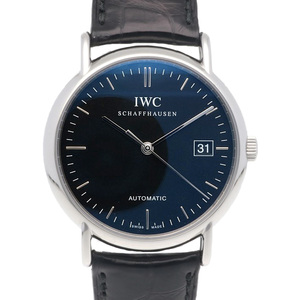 アイダブリューシー シャフハウゼン ポートフィノ 腕時計 時計 ステンレススチール IW353313 自動巻き メンズ 1年保証 中古