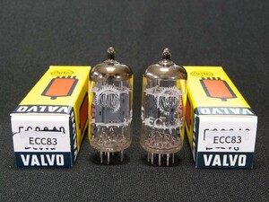 ♪♪VALVO ECC83/12AX7 同一ロット NOS品ペア #2467、ドイツ・バルボ♪♪