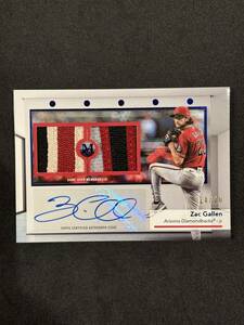 2024 Topps Museum Collection Baseball Zac Gallen Patch Auto Red /20