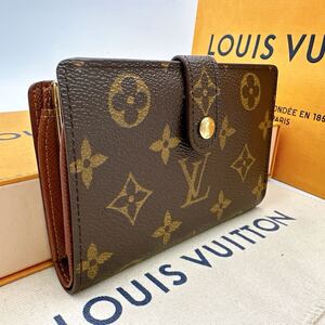 3618【未使用に近い】LOUIS VUITTON ルイヴィトン モノグラム ポルトモネ ビエ ヴィエノワ 二つ折り財布 がま口 ウォレット M61663/TH1010