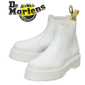 Dr.Martens (ドクターマーチン) 27873113 VEGAN V 2976 QUAD MONO チェルシー サイドゴア ブーツ OPTICAL WHITE UK4-約23.0cm