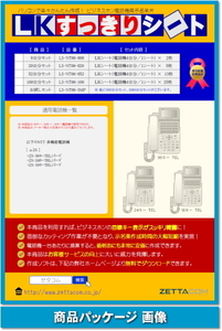 NTT αZX用 LKすっきりシート 20台分セット 【 LS-NT06-020 】