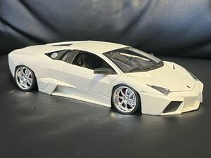 1/18 Lamborghini Reventon ランボルギーニ レヴェントン ダイキャストミニカー カスタムメッキホイール ローダウン 改造 ブラーゴ burago