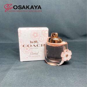 使用わずか COACH コーチ フローラル オードパルファム 30ml 香水 フレグランス レデイース シトラスクール ジャスミン クリスタルムスク