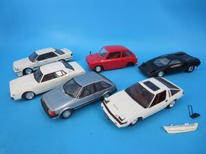 完成品　プラモデル　旧車　自動車　6台　現状品　現状箱詰め梱包　（箱5644Y