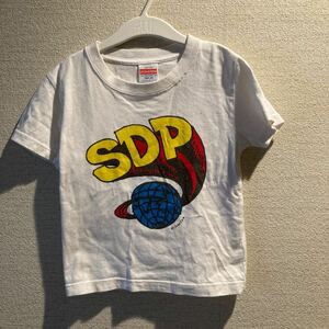 スチャダラパー　tシャツ　sdp キッズ　サイズ１１0 オフィシャル　ホワイト　今夜はブギーバック