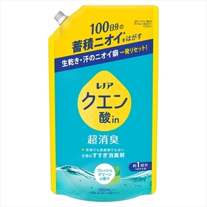 まとめ得 レノアクエン酸ｉｎ超消臭フレッシュグリーンの香りつめかえ用 Ｐ＆Ｇ x [4個] /h