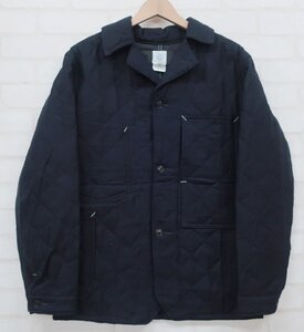 2J4014■POST O’ALLS MATTALINI 2/DONEGAL TWEED QUILT/NAVY ポストオーバーオールズ マッタリーニ ツイードキルティングジャケット