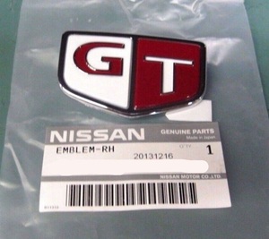 ●新品 日産 R33 ECR33 スカイライン GTS25T 純正 フロント フェンダーエンブレム オーナメント 左右セット★ Emblem, front fender, right