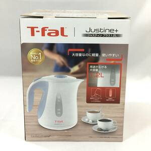 【未使用】ティファール ジャスティンプラス 1.2L スカイブルー KO4901JP 電気ケトル T-fal