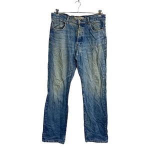 GALLICE デニムパンツ W34 ボタンフライ ブルー 古着卸 アメリカ仕入 2306-899