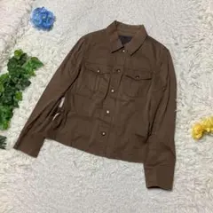 ç¾�å“�ã€€ã‚¢ãƒ³ã‚¿ã‚¤ãƒˆãƒ«ã€€ã‚·ãƒ£ãƒ„ã‚¸ãƒ£ã‚±ãƒƒãƒˆã€€èŒ¶è‰²ã€€ãƒ¯ãƒ¼ãƒ«ãƒ‰ã€€æ—¥æœ¬è£½ã€€å¤§ã��ã�„ã€€42 XL