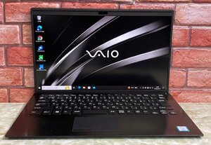 1円～ ●SONY VAIO Pro PK / Core i7 8565U (1.80GHz) / メモリ 16GB / SSD 128GB / 14型 4K (3840×2160) / Windows10 Pro 64bit