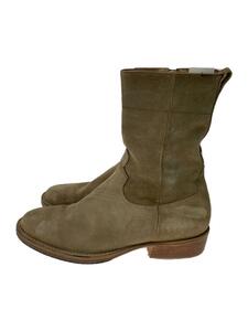 MINEDENIM◆Side Zip Boots/ブーツ/43/BEG/スウェード/サイドジップ/vibramソール