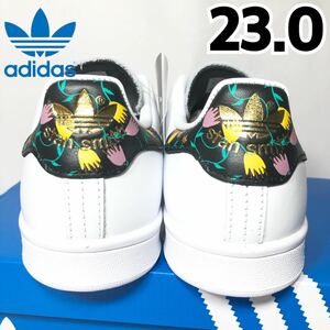 【新品】adidas stan smith W アディダス スタンスミス レディース スニーカー ホワイト ブラック フラワー EH2037 23.0