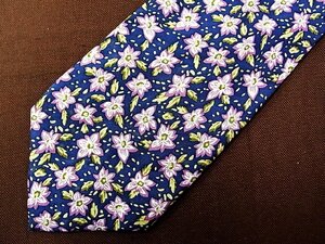 ♪25334D♪状態並品【花 植物 柄】バレンティノ【COMO VALENTINO】ネクタイ