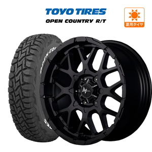 20インチ 8.5J 6穴 139.7 ホイール 4本セット MID ナイトロパワー M28 バレット TOYO オープンカントリー R/T 275/55R20 プラド 等