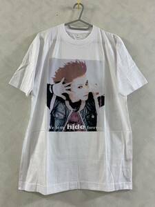 未使用品 hide Tシャツ フリーサイズ We love hide forever X JAPAN 当時物 ヴィンテージ 90s