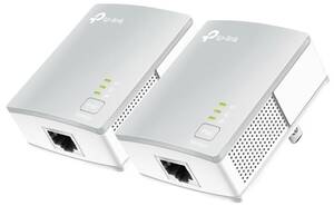 【中古】TP-Link PLCアダプター TL-PA4010 KIT 有線LAN コンセント LAN 2台 キット 総務省指定 白