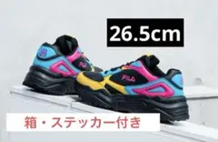 優里 FILA フィラコラボスニーカー ブラック26.5cm コラボシューズ