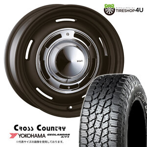 4本セット クリムソン ディーンクロスカントリー CROSSCOUNTRY 17x7.0J 10/108/114.3 +38 MB YH ジオランダーAT4 G018 225/65R17 BL RAV4